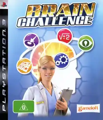 Brain Challenge (USA) (Unlock Key) box cover front